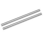 sourcing map Round Steel Rod, 8mm HSS Lathe Bar Stock Tool 150mm Long, for Shaft Gear Drill Lathes Boring Machine Turning Miniature Axle, Cylindrical Pin DIY Craft Tool, 2pcs