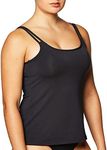 Amoena Women's Valletta Camisole Shelf Bra Top, Black, 22