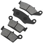 OuYi Motorcycle Front and Rear Brake Pads Compatible with SUZUKI DRZ400 DR-Z 400 DR-Z400 2000-2009 DRZ400SM DR-Z400SM 2005-2009 RM 125 RM125 1996-2006 RM250 RM 250 1996-2009 RMX250 RMX 250 X/Y 1999 2000