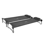 Disc-O-Bed Large, with 2 Side Organizers, Black