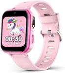 meoonley Kids Smart Watch with Puzzle Games HD Touch Screen Camera Video Music Player Pedometer Alarm Clock Flashlight Fashion Kids Gift for 6-13 Years Old Boys Girls Toys