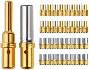 Deutsch Connector Pins and Sockets,#12 Gold Plated Barrel Style Contact Pin