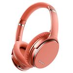 Srhythm NC35 Noise Cancelling Headphones Wireless Bluetooth 5.0,Fast Charge Over-Ear Lightweight Headset with Microphones,Mega Bass 50+ Hours’ Playtime