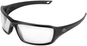 Walker's IKON Forge Full Frame Shooting Glasses | Impact-Resistant Non-Slip Frame Hunting Shooting Eyesight Protection Glasses, Microfiber Lens Cloth & Carry Case Included, Clear