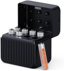 K&F CONCEPT 8-Pack AAA Lithium Rechargeable Batteries with Fast Charger