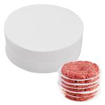 Burger Patty Papers, 1000pcs Hamburger Patty Paper Sheets, 11cm Non Stick Burger Press Wax Discs Paper, Round Burger Wax Paper Sheets Baking Parchment Paper for Food Patty Seperating Meat Beef Cake