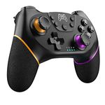 Wireless Pro Controller Compatible for Nintendo Switch Sefitopher Bluetooth Gamepad Joypad,Controller Supports Gyro Axis Turbo and Dual Vibration (Orange & Purple)