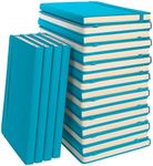 Simply Genius A5 Notebooks for Work, Travel, Business, School & More - College Ruled Notebook - Hardcover Journals for Women & Men - Lined Books with 192 pages, 5.7" x 8.4"(Aqua, 20 Pack)