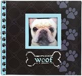 Malden International Designs Woof Album 1-Up Picture Frame, 4 by 6-Inch, Blue, Holds 80 Photos