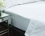 Bianca Luxury 800 Thread Count Cotton Sateen Emperor Fitted Sheet White
