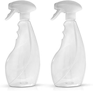 SPRAYZ Spray Bottle - Empty Spray Bottles for Filling with Water, Ideal Hairdressing Spray Bottles with Fine Nozzle and Transparent Design, for Ironing, Cleaning and Plants (Pack of 2)