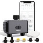 MOES Smart Watering Computer Kit, 2 Independent Outputs, Automatic Watering Schedules for Garden and Balcony, Timer and Remote Control, Compatible with Alexa Google Home - Include Gateway