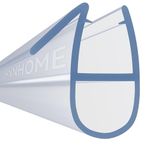 HNNHOME Bath Shower Screen Door Seal Strip for 4-6mm Glass Up to 7mm Gap