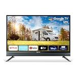 SYLVOX Smart RV TV, 32" 12V TV for 