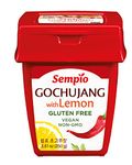 Sempio Gochujang with Lemon (250g) - Korean Chili Paste, Sweet, Sour, Savory & Spicy. Red Pepper Sauce for Tteokbokki, Korean Food, Vegan, Non-GMO