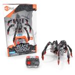 HEXBUG Remote Control Black Widow, Rechargeable Robot Spider Toys for Kids, Adjustable Robotic Black Widow Figure STEM Toys for Boys & Girls Ages 8 & Up