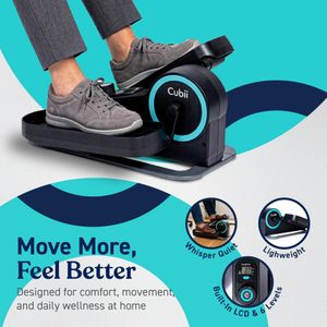 Cubii Move Under Desk Elliptical – Compact Seated Exercise Machine