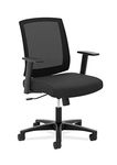 basyx by HON Mesh Task Chair - Mid-Back Office Chair, Black (HVL511)