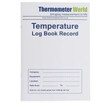 Fridge Temperature Log Book 6 Months Record - Monitor Fridge Freezer Cooking Baking Temperature Food Safety and Hygiene