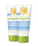 Babyganics Mineral-Based Baby Sunscreen Lotion, SPF 50, 6oz Tube (Pack of 2)