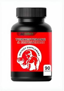 AG nature Turkesterone Beta Ecdysterone Alto Dosaggio 90 CPS da 600mg | Integratore Naturale x Massa Muscolare | Potenza, Energia e Supporto