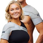 Shoulder Brace for Men and Women+ Bonus – for Torn Rotator Cuff Support,Tendonitis, Dislocation, Bursitis, Neoprene Shoulder Compression Sleeve Wrap by Zenkeyz