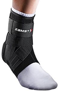 Zamst A1 Ankle Brace for Sports - Breathable Sports Ankle Support for Men and Women with Adjustable Three Way Straps for Moderate Lateral Ankle Sprain - Right, Medium