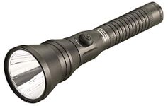 Streamlight 74811 Strion DS HPL 700-Lumen Rechargeable Dual Switch Long Range Flashlight, Includes AC and DC Charger, with 1 Holder, Black