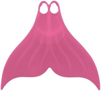 FINS Mermaid Swim Monofin for Snorkeling Diving Swimming Flippers Adult Men Womens (Large, Pink)