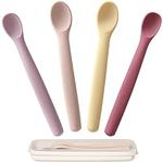 Moonkie Silicone Baby Spoons Set of