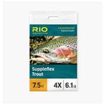 Rio Suppleflex Trout Leaders 7.5ft 4X, 3 Pack