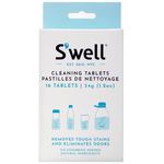 S'well Accessory Fast-Acting Effervescent Fizz Away Residue and Odor-Chlorine-Free and Derived from Natural Substances, 16, Cleaning Tablets for Stainless Steel