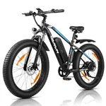 VARUN Electric Bikes for Adults, 26''*4.0 Fat Tire Electric Mountain Bike with 48V/13Ah Lithium Battery, LCD Display with 5-PAS, E-fatbike with 5 Riding Mode, Mileage 100KM