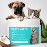 Pet Eye Wipes for Dogs & Cats, Tear