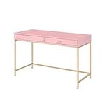 Acme Ottey Writing Desk in Pink Hig
