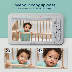 Babysense 5 HD Split-Screen Baby Monitor – High-Resolution Video