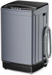 DEWEL 17.8LBS Compact Portable Washing Machine, Fully Automatic Spin Combo