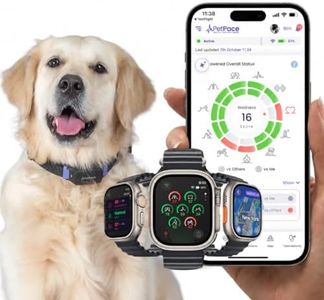 NEW Dog Health Monitor V3.0 by PetPace – AI Smart Collar with 24/7 Vital Signs, Pain & GPS Tracking, Telehealth AskaVet & Share With Your Vet, Smartwatch Sync – Subscription Required (Large)
