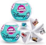 5 Surprise Mini Brands Disney Store Series 2 Mystery Capsule Collectible Toy (2 Pack)