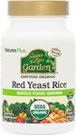 NaturesPlus Source of Life Garden Red Yeast Rice - Organic Red Yeast Rice Supplement with Monacolins - One A Day, Vegan, Gluten Free - 60 Capsules