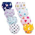 Cogindss Xmrlvn Baby Training Pants Potty Training Underwear for Girl,2-3T,8 Pack