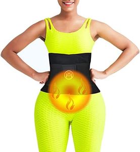 Moolida Waist Trainer Belt for Women Waist Trimmer Weight Loss Workout Fitness Back Support Belts (Rosered, X-Large(35.5"-39.5" Waist))