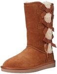 Koolaburra by UGG Women's victoria tall Fashion Boot, Chestnut, 11 M US