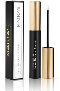 MATKAS Korean Lash Serum Growth - Eyelash Serum To Grow Lashes Stronger, Thicker, Healthier, Flexible - Panthenol, Niacinamide, Allantoin, 8 Amino Acids, Vitamin E, Peptides, K Beauty Skincare 8ml