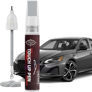 Gun Metallic(KAD) Touch Up Paint Pen Compatible with Nissan - Exact Color Match, 2-in-1 Brush & Pen,Car Paint Scratch Repair Kit for Rogue/Sentra/Altima/Frontier/Kicks/Pathfinder/Versa/Murano