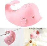 Bath Spout Cover for Bathtub,Baby Shower Protector Cover A Fun Way to Protects Baby from Bumping Head During Bathing Time Cute Soft Whale Design Making for Enjoyable Safe Baths (Pink)