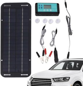 Chargeur De Batterie De Voiture à Panneau Solaire, De Voiture | De Chargeur D'énergie Solaire éTanche Portable 20w 12v/24v Chargeur De Panneau Solaire Portable | Kit De Chargement De Panneaux Sol