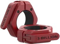 Olympic Barbell Clamps 2 inch Barbell Clips (Pair) Barbell Collars for Secure Weightlifting Quick Release Weight Clips for Bars with Anti-Slip TPR Lining at Home or Gym Clips