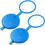 Plastic Replacement Car Washer Bottle Cap 2 Pack 53mm Automobile Washer Wiper Cleaning Fluid Bottle Cover