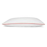 Flo Extra Soft Pillow - Aloe Vera Gel Infused Microfiber Pillow with Adjustable Thickness (27 X 17 Inches, White) (Pack of 1)